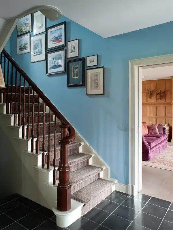 Waasmunster architect renovatie inkom hal trap trappenhal Waasmunster architect renovatie inkom hal trap trappenhal